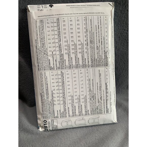 Simplicity 2810 Project Runway Sewing Pattern Misses' Jacket Sizes 4-12 - uncut - Picture 2 of 2